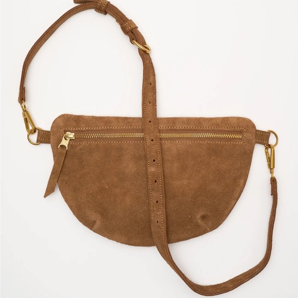 Abby Alley Midi Sling, Caramel Suede